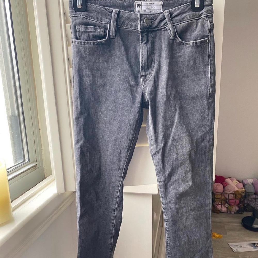Free People Gray Jeans